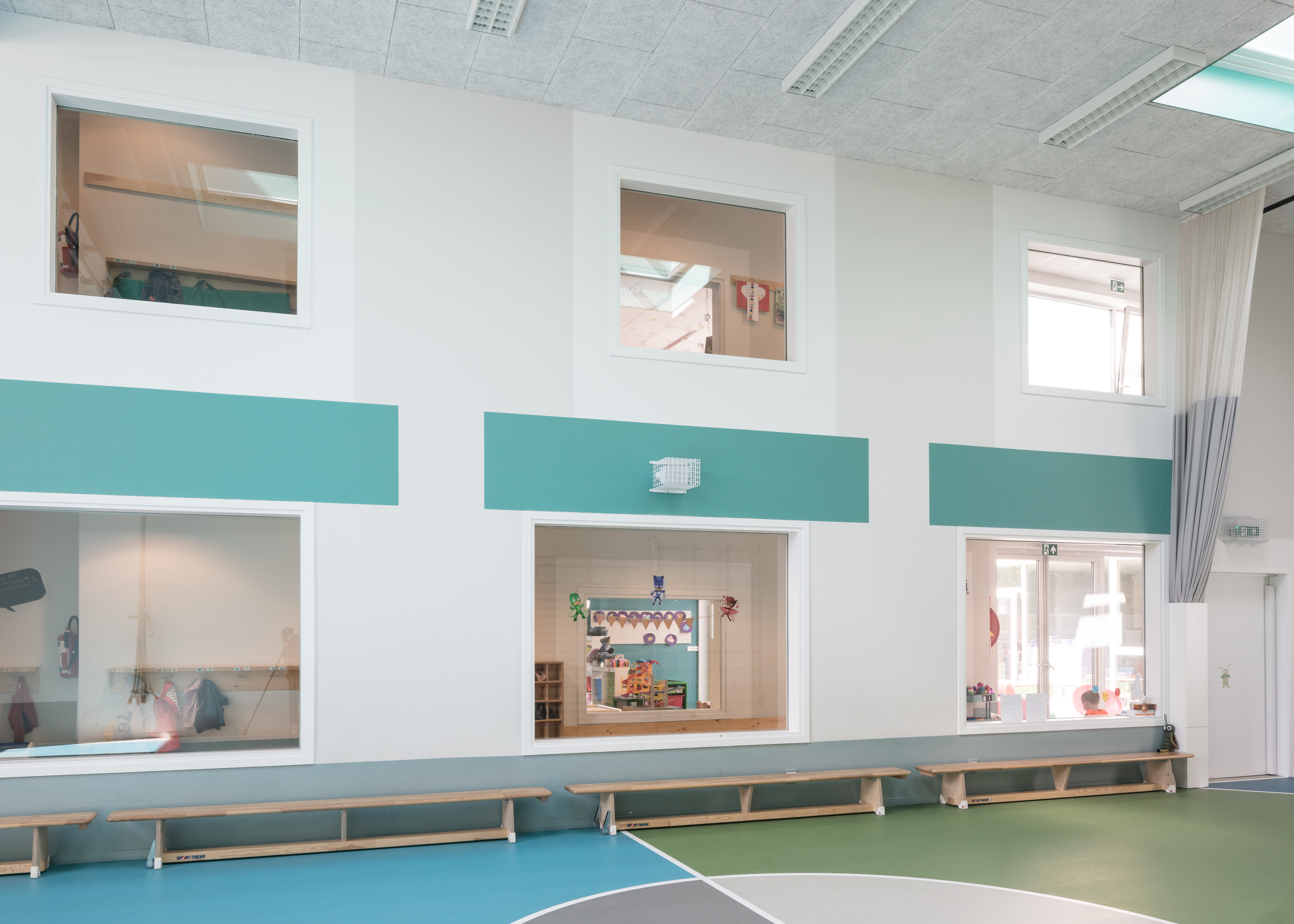 Andreas Vesalius Gemeentelijke Basisschool, Bovenbouw Architectuur, (Foto: Stijn Bollaert)